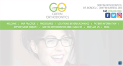 Desktop Screenshot of bgriffinorthodontics.com